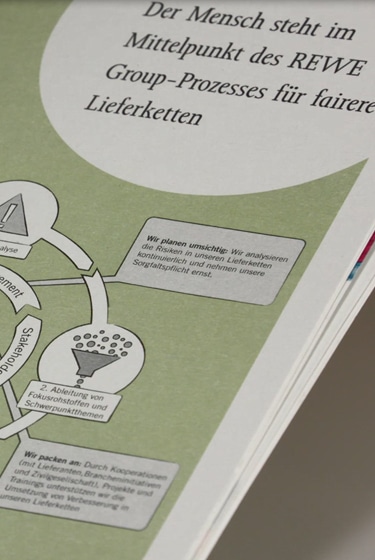 Grafik aus Leitlinie für Menschenrechte