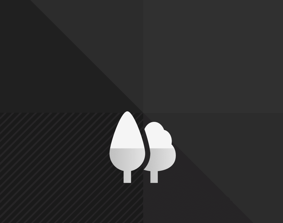 Eine Grafik von zwei Bäumen