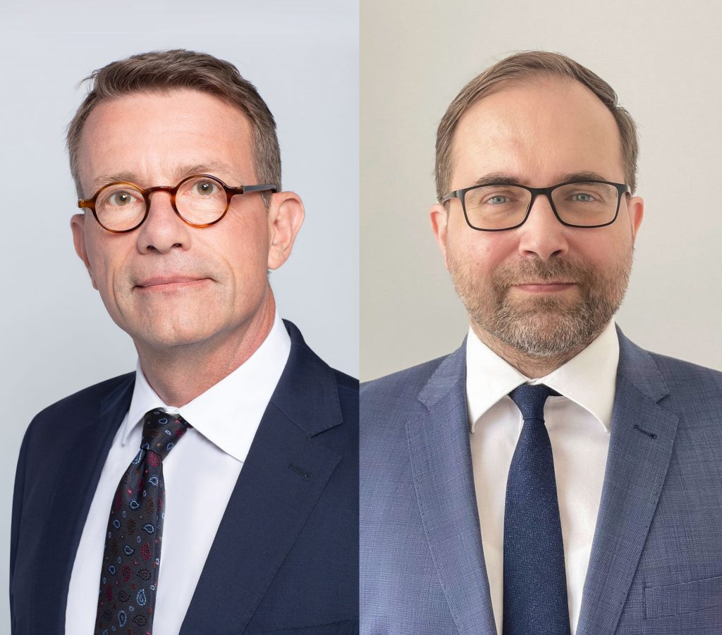 Porträt von Dr. Christian Mielsch und Telerik Schischmanow