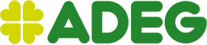 ADEG Logo in Grüner Schrift
