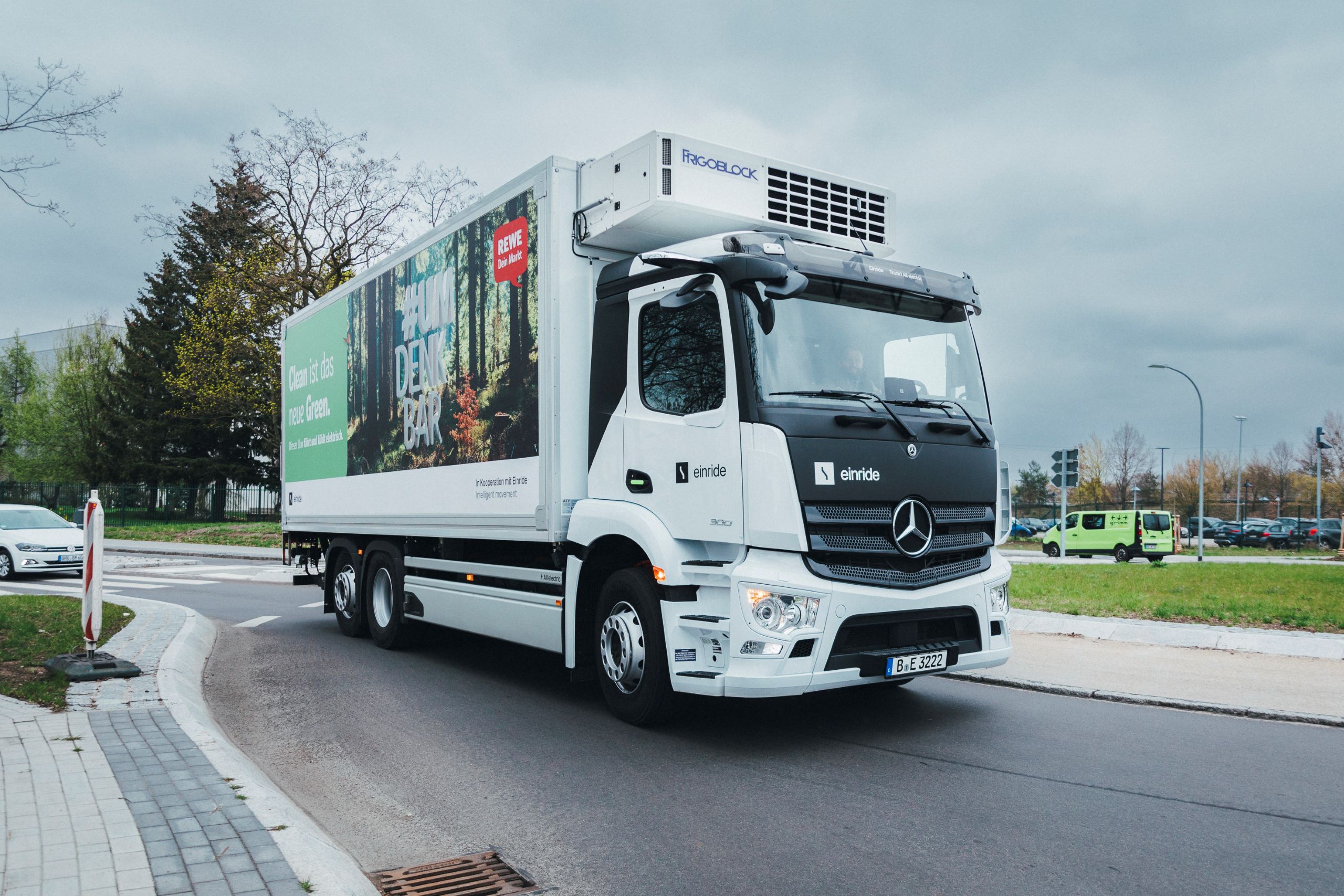 REWE delivery truck