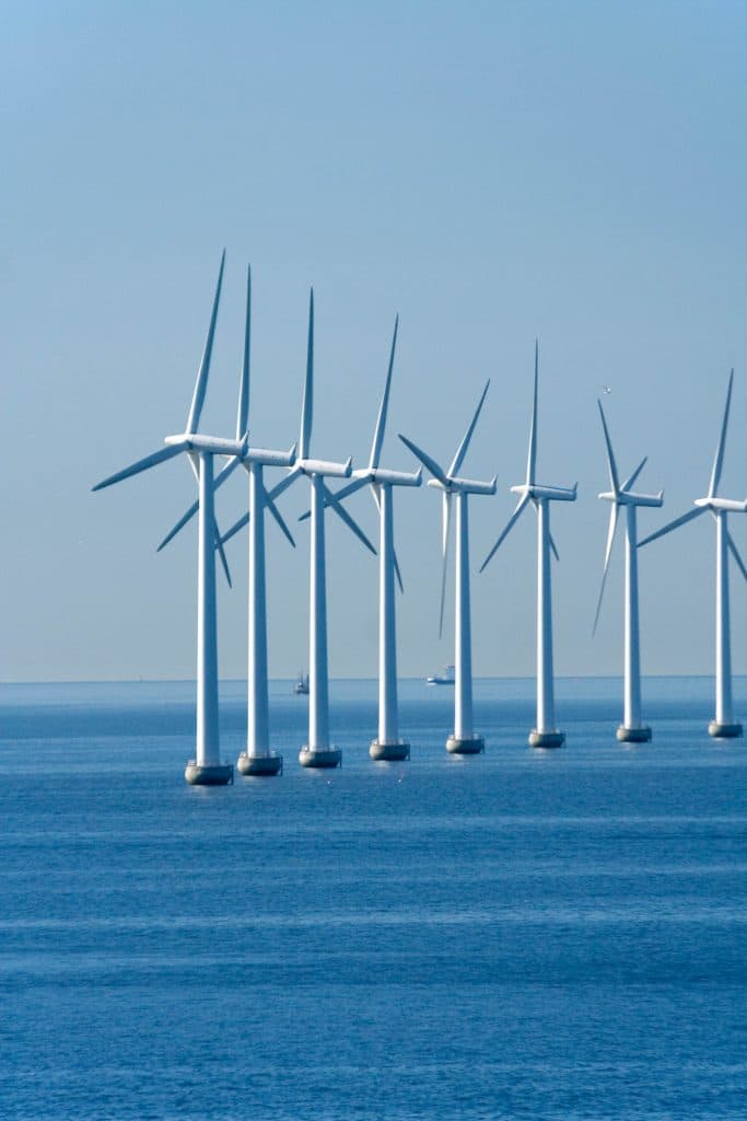Windräder im Meer