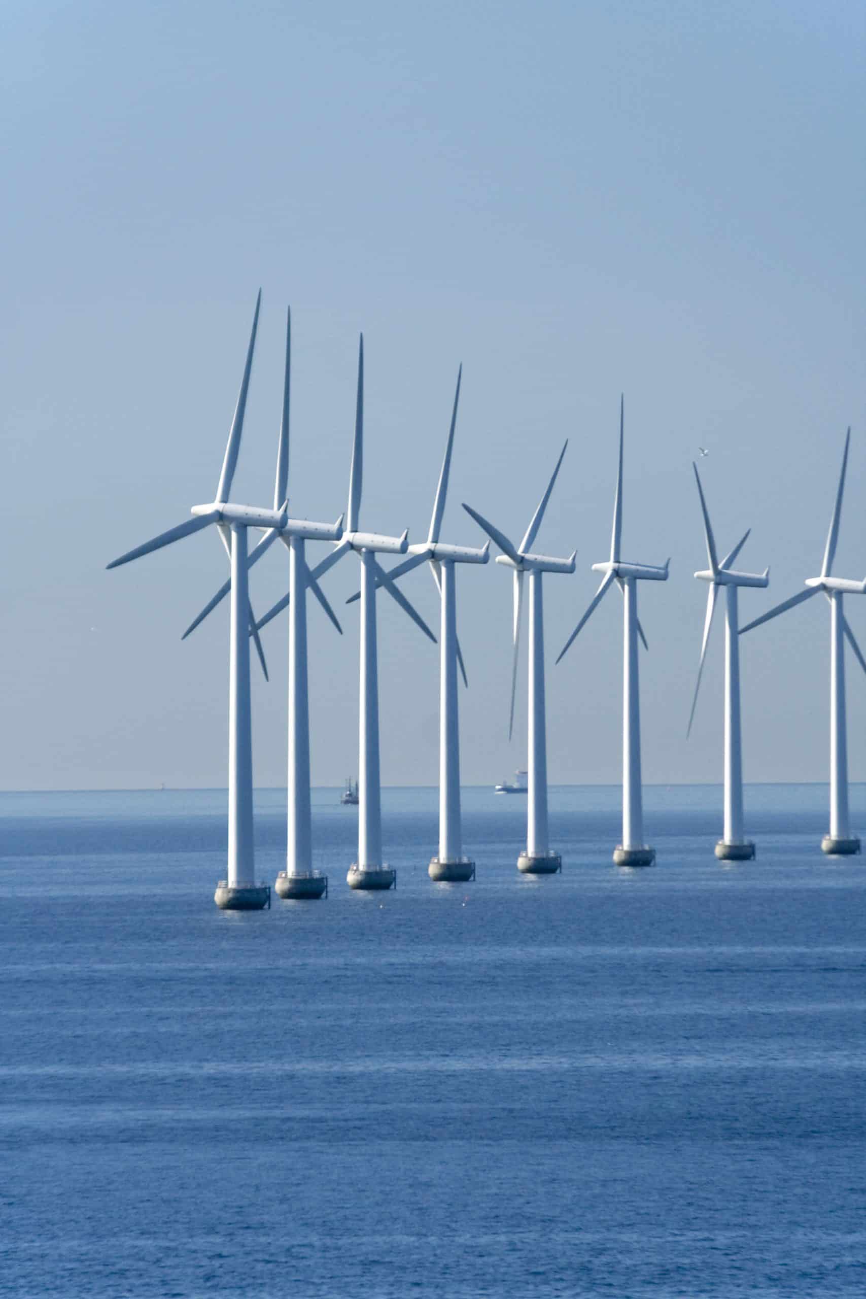 Windräder im Meer