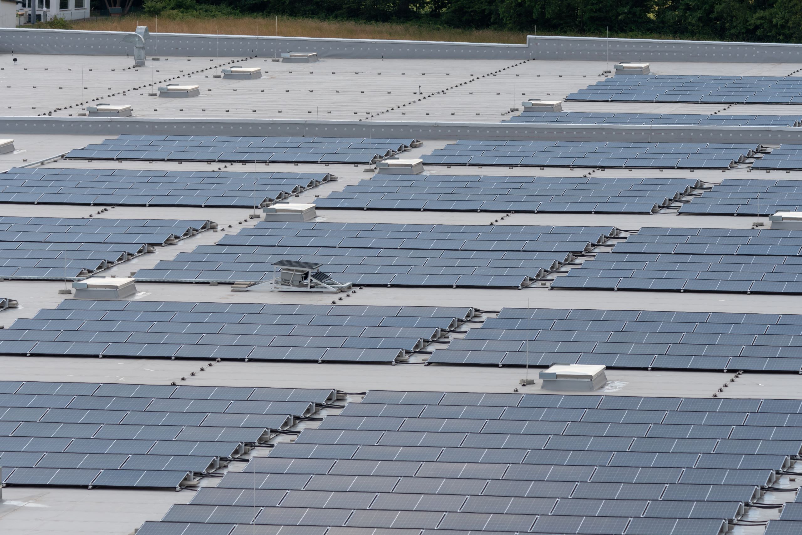 Solarpaneel auf Dach