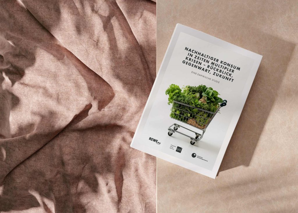 Mock-up der Nachhaltiger Konsum Studie